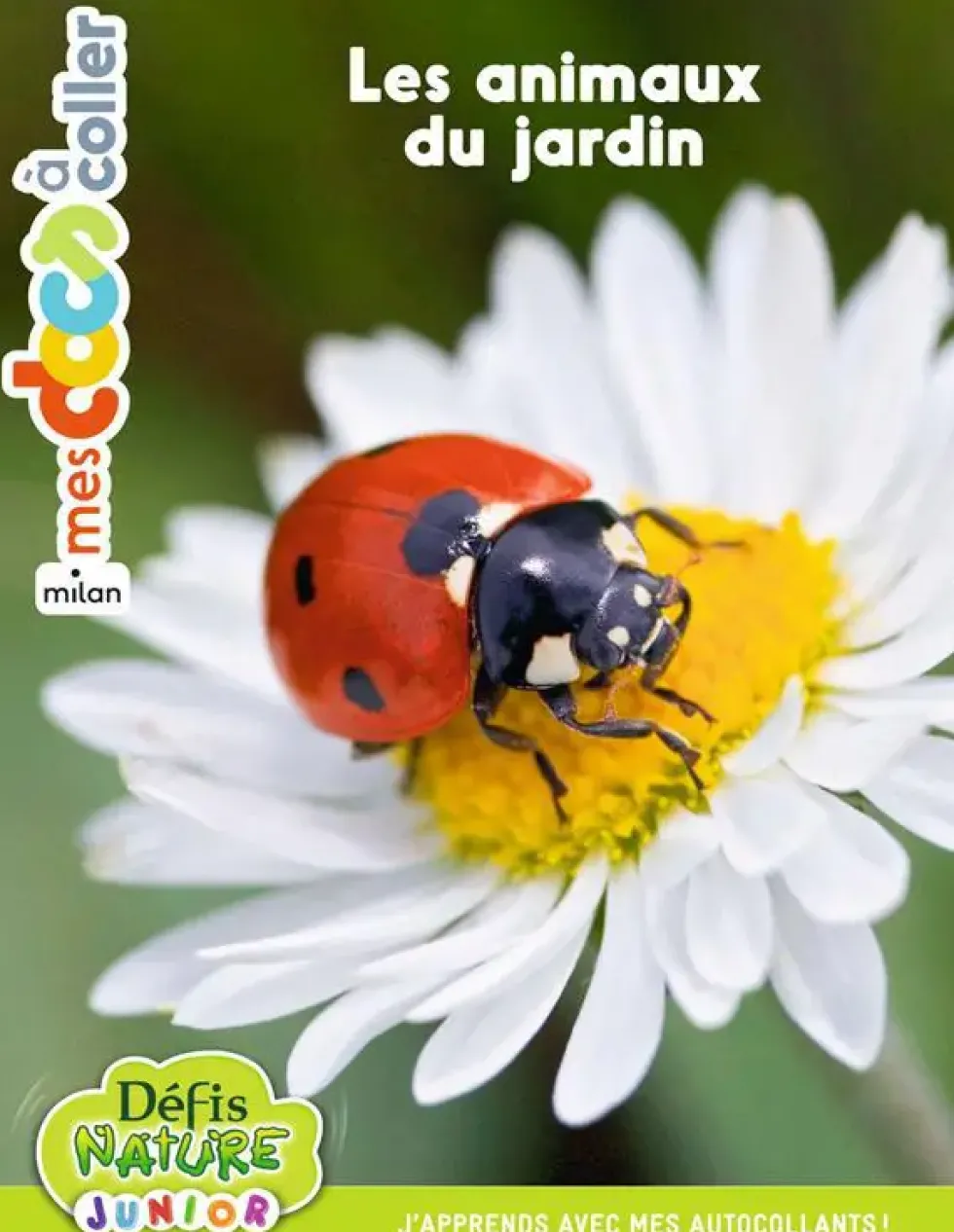 Livre "Les animaux du jardin" aux Éditions Milan collection Mes docs à coller