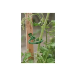 Lot de 6 attaches pour tuteur – couleur vert