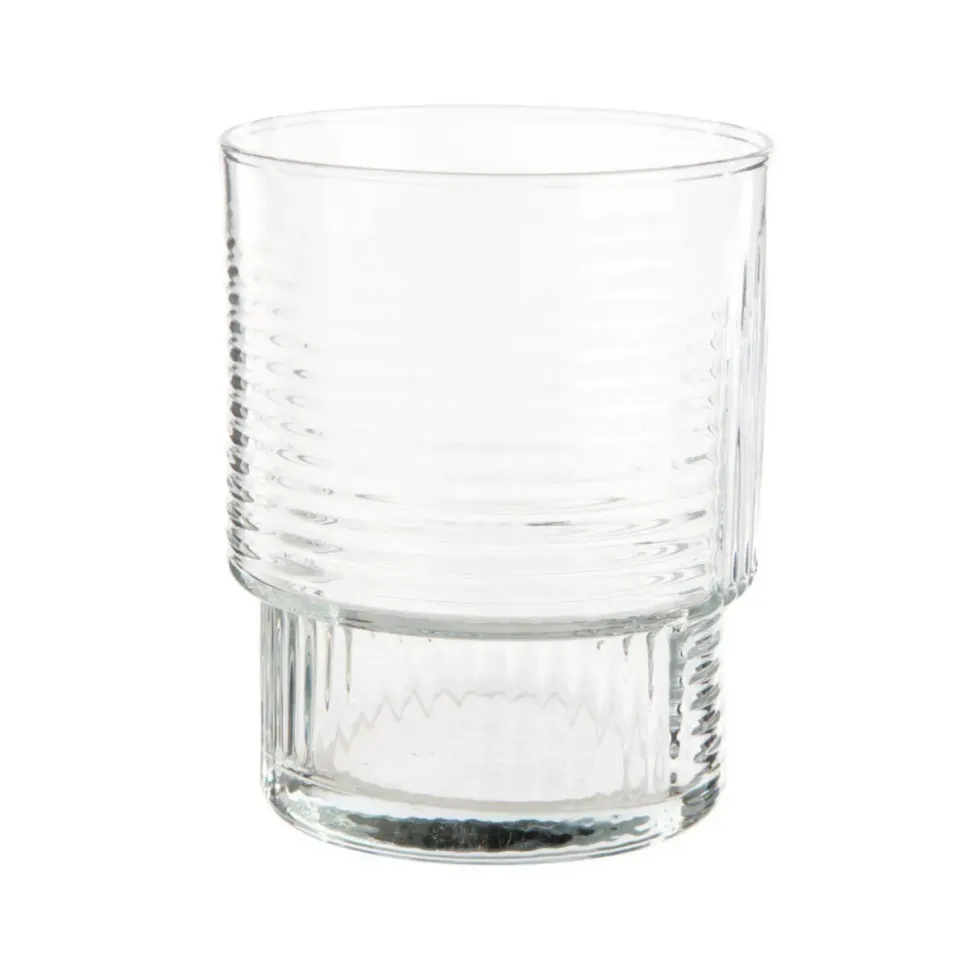 Lot de 6 gobelets Helen coloris transparent en verre - 32,5 cl