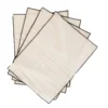 Lot de 4 sets de table coloris beige en coton - 35 x 50 cm
