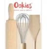 Lot de 3 ustensiles apprenti pâtissier Ookies® coloris beige en bois