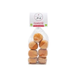 Macarons bio à la framboise Biscuit bio des Savoie - 150 g