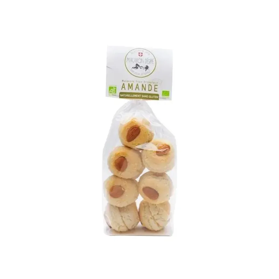 Macarons bio à l’amande Biscuit bio des Savoie - 150 g