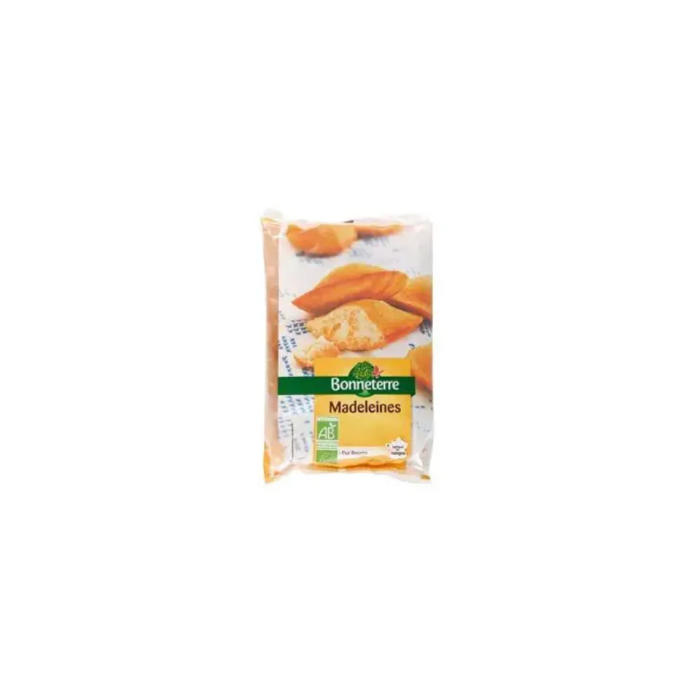 Madeleines pur beurre Bonneterre bio 225 g