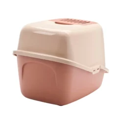 Maison de toilette pour chat coloris champagne Savic Nestor - 56 x 39 x 38,5 cm