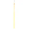 Manche télescopique réglable coloris jaune 220/400 cm
