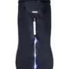 Manteau imperméable pour chien coloris noir Wouapy LED - Taille 48