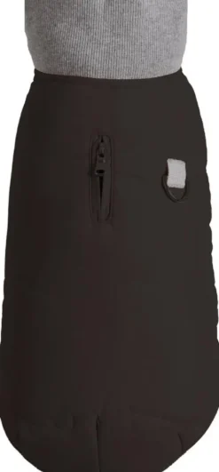Manteau pour chien coloris noir Bobby Contraste - Taille 44L