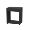 Meuble ouvert coloris noir en acier électrozingué Le Marquier - 80 x 55 x 92 cm