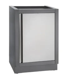 Meuble 1 tiroir pour plancha coloris gris Napoleon