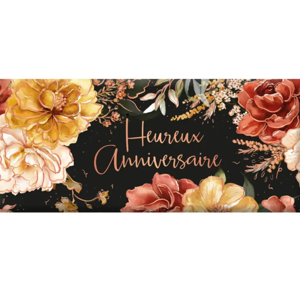 Mini tablette chocolat lait « Heureux Anniversaire » Art Grafik - 30 g