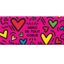 Mini tablette chocolat lait « Merci de tout coeur » Art Grafik - 30 g