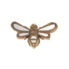 Miroir mural or forme abeille - 9 x 9,3 x 17 cm