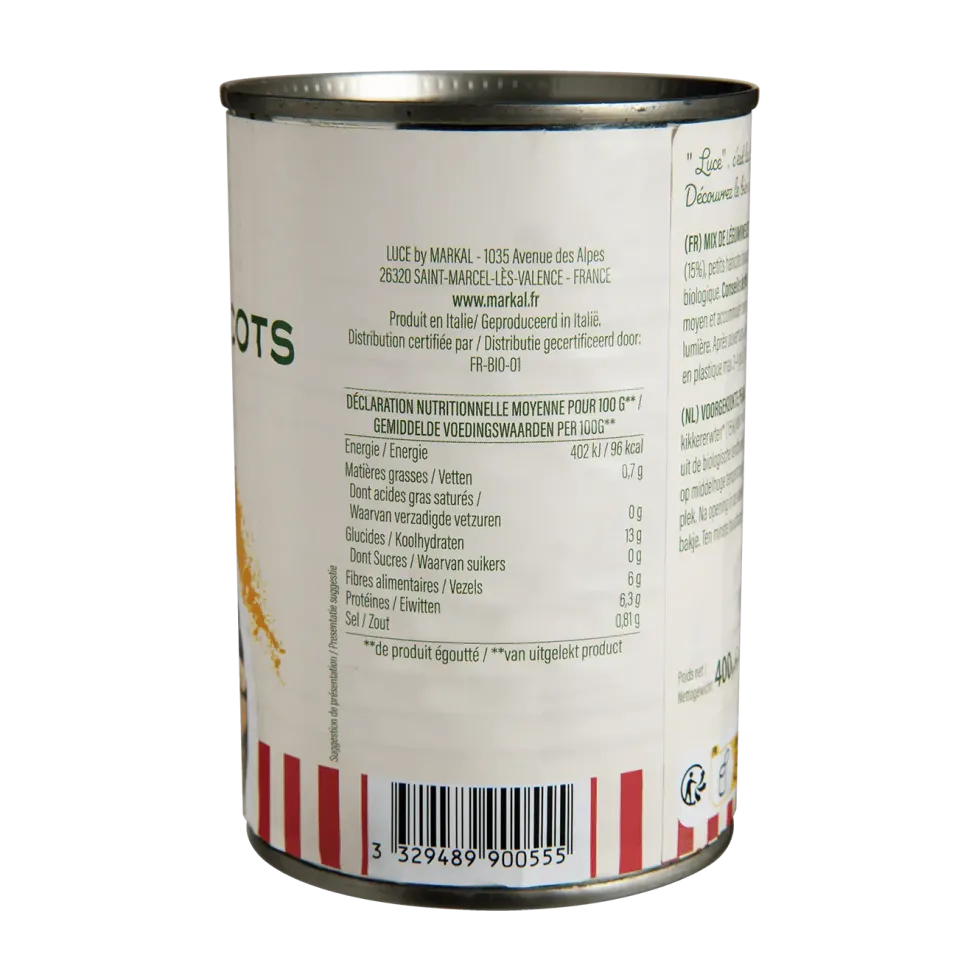 Mix de haricots bio Luce - 400 g