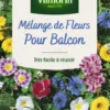 Mélange de fleurs pour balcon Vilmorin - graines à semer pour 4 m² de surface