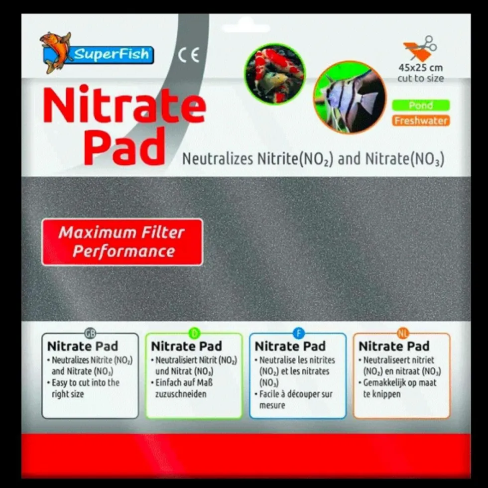 Mousse filtrante anti-nitrate, efficace, SUPERFISH BASSIN - 45x25 cm
