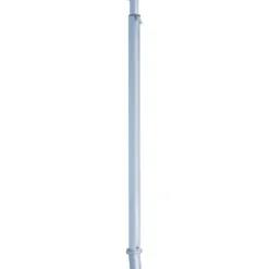 Mât pour voile d'ombrage téléscopique coloris gris en aluminium Gard&Rock - Ø 10 cm