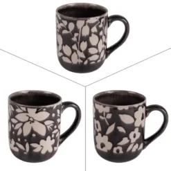 Mug en gré multicolore Tsubaki - 47 cl (livré aléatoirement parmi 3 modèles assortis)