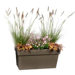 Muret Toscane à réserve d'eau 79 x 35 x 39 cm Taupe