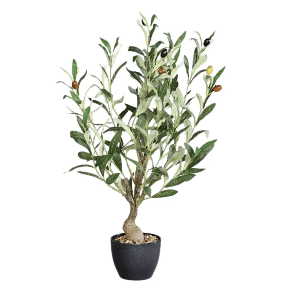 Olivier artificiel en pot - 60 cm