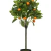 Oranger artificiel en pot - 30 x 75 cm