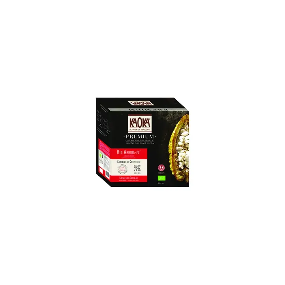 Palets de chocolat noir 72 % de l’Équateur - Prix au kilo