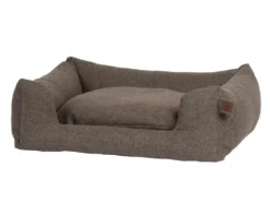 Panier pour chien coloris beige Fantail Eco Snooze Deep Taupe - 80 x 60 cm