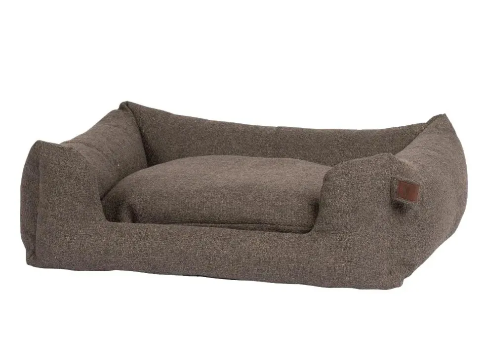 Panier pour chien coloris beige Fantail Eco Snooze Deep Taupe - 80 x 60 cm