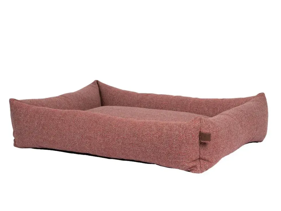Panier pour chien coloris orange Fantail Eco Snug Fire Brick - 120 x 95 cm