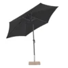 Parasol droit rond coloris bleu - Ø 270 cm