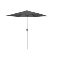 Parasol droit rond en aluminium - Ø 300 cm
