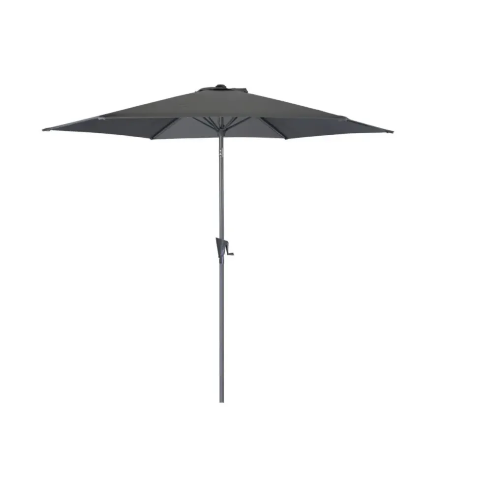 Parasol droit rond en aluminium - Ø 300 cm