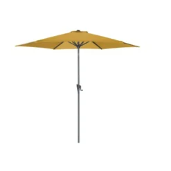 Parasol droit rond en aluminium - Ø 300 cm