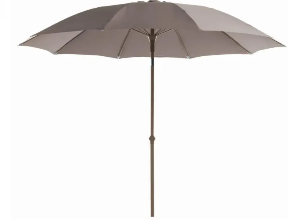 Parasol droit rond en aluminium - Ø 270cm