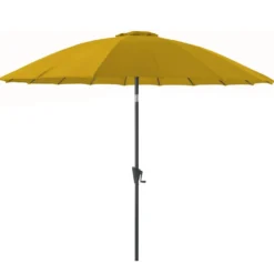 Parasol droit rond en aluminium - Ø 300 cm