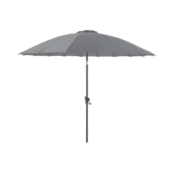 Parasol droit rond en aluminium - Ø 300 cm