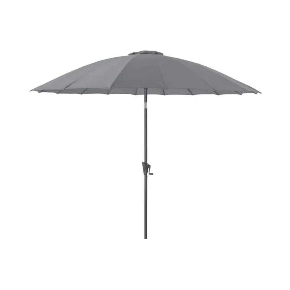 Parasol droit rond en aluminium - Ø 300 cm