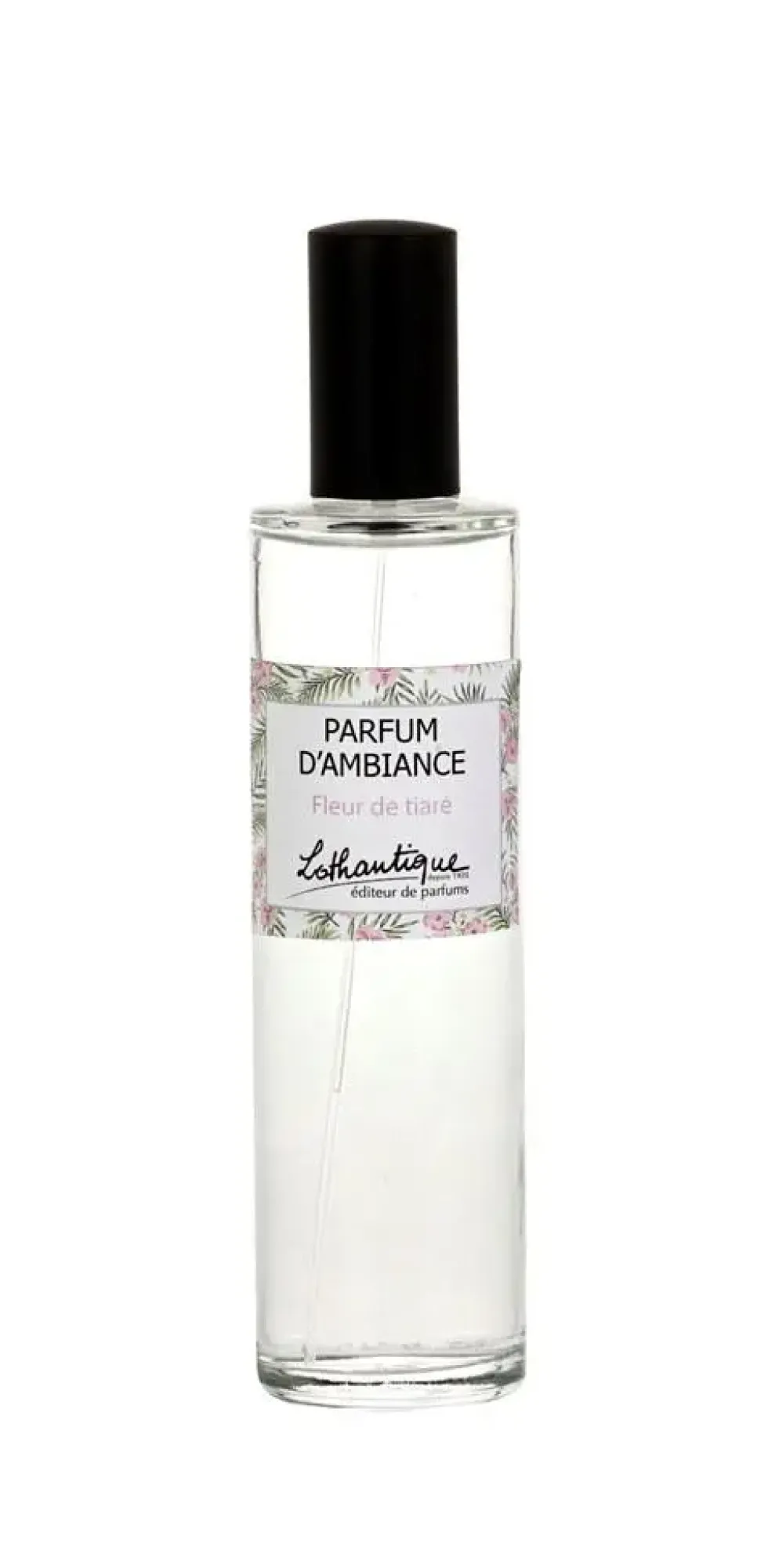 Parfum d’ambiance en flacon spray en verre Lothantique Fleur de Tiaré - 100 ml