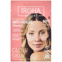 Patchs anti-fatigue pour les yeux à la vitamine C Iroha Nature - les 2 patchs