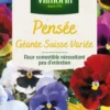 Pensée Géante Suisse Variée Vilmorin - graines à semer