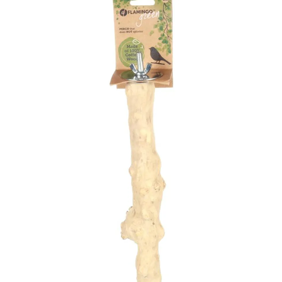 Perchoir à oiseau en bois de caféier Flamingo Java taille M - 30 cm