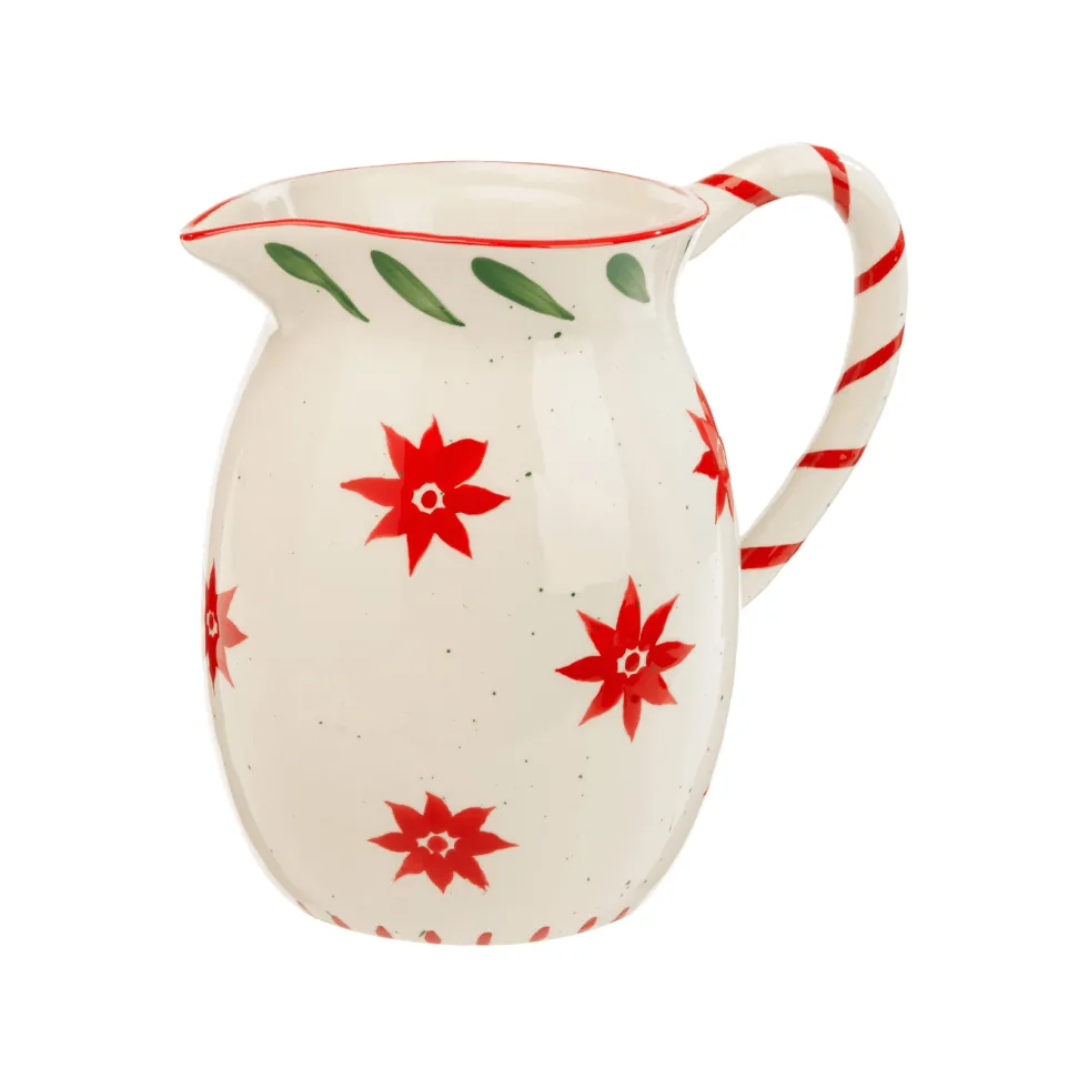 Pichet rouge Venda - 22,5 x 15 x 21 cm