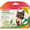 Pipettes antiparasitaires pour le chat coloris blanc VETOpure Beaphar – 6 x 1 ml dont 2 offertes