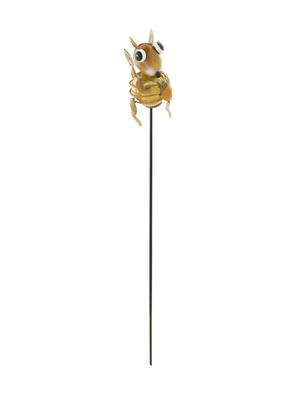 Pique solaire 4 Led en métal et plastique Luxform Ecureuil - 67 cm
