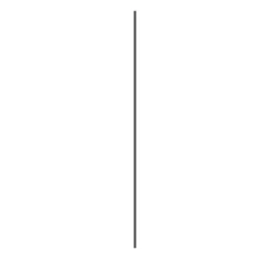 Piquet poteau pratic boule pour extérieur coloris noir - 120 cm