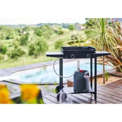 Plancha Base Gaz 60 châssis acier 5000W