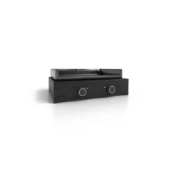 Plancha Modern électrique coloris noir en acier Forge Adour - 65,5 x 57,3 x 23,8 cm