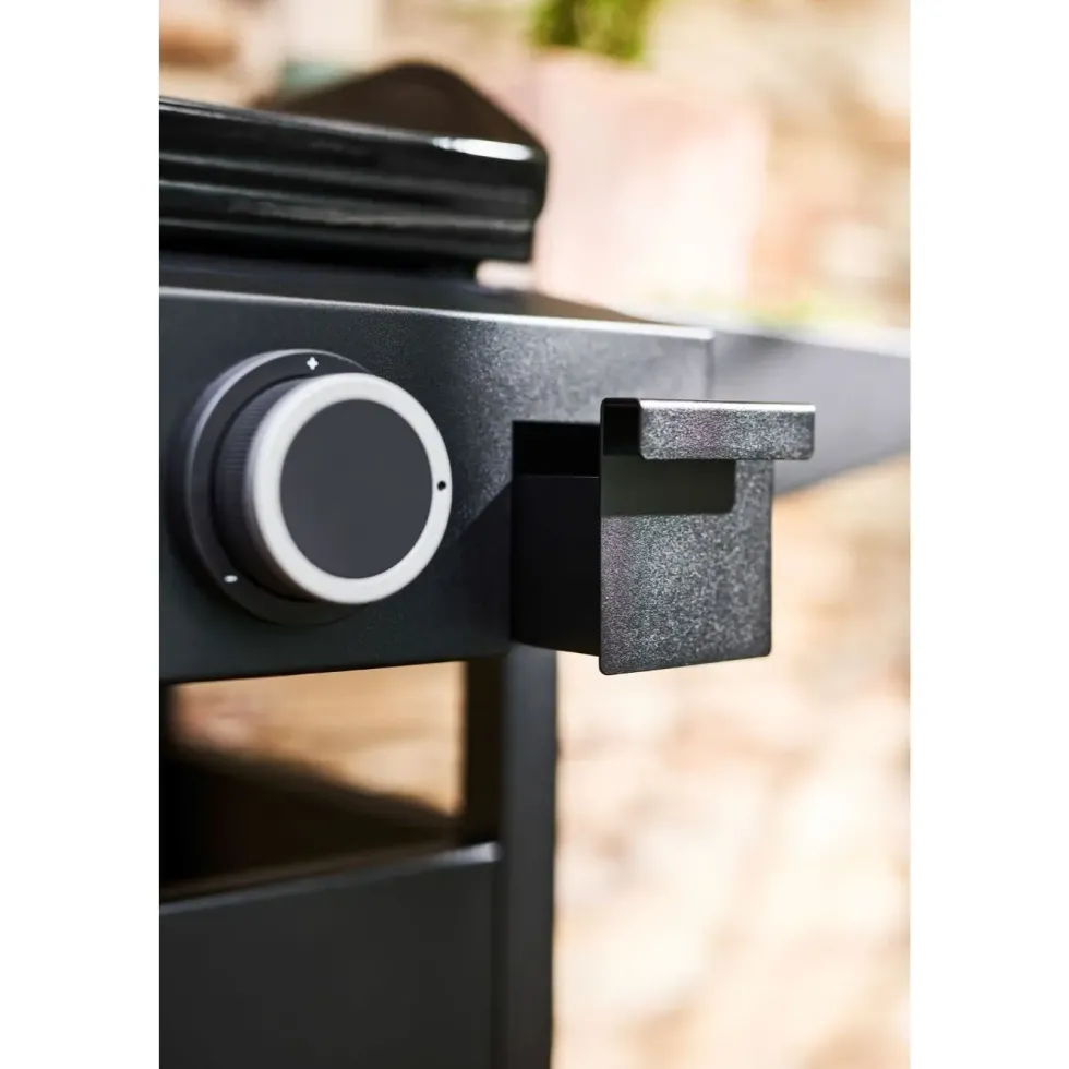 Plancha Origin au gaz 60 pour 8 à 10 personnes coloris noir en acier 5000 W Forge Adour Origin - 60,7 x 54,6 x 24 cm