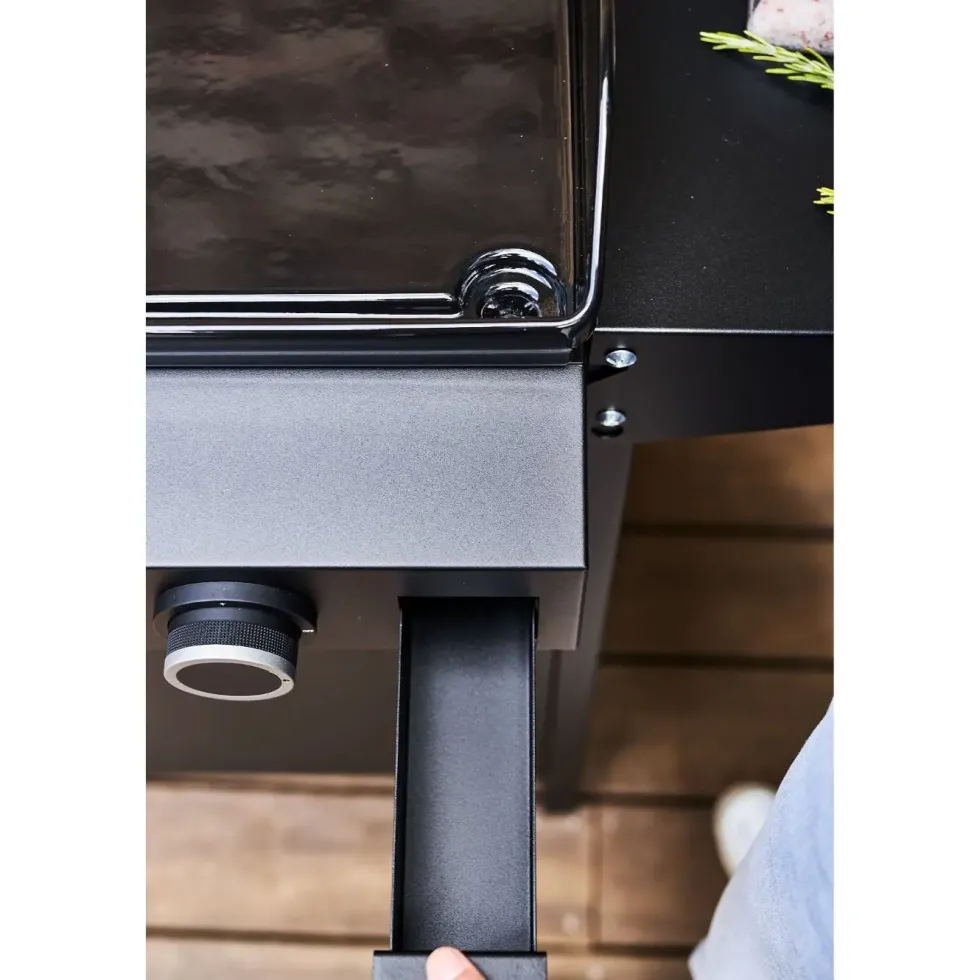 Plancha Origin au gaz 60 pour 8 à 10 personnes coloris noir en acier 5000 W Forge Adour Origin - 60,7 x 54,6 x 24 cm