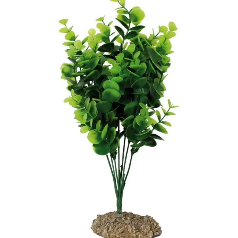 Plante artificielle pour vivarium coloris vert Reptile Planet Pembe Bush - 9 x 7 x 30 cm
